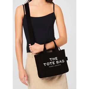 Marc Jacobs The Small Black Canvas Tote Bag